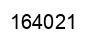 Número 164021 imagen negro