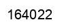 Número 164022 imagen negro