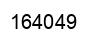 Number 164049 black image