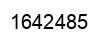 Number 1642485 black image