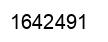 Number 1642491 black image