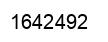 Number 1642492 black image