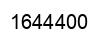 Number 1644400 black image