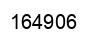 Number 164906 black image