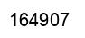Number 164907 black image