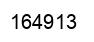 Number 164913 black image