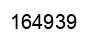 Number 164939 black image