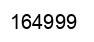 Número 164999 imagen negro
