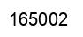 Número 165002 imagen negro