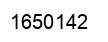 Number 1650142 black image