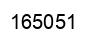 Número 165051 imagen negro