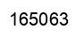Number 165063 black image