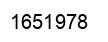 Number 1651978 black image