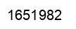 Number 1651982 black image