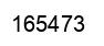 Número 165473 imagen negro