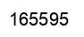 Number 165595 black image