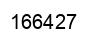 Number 166427 black image