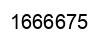 Number 1666675 black image