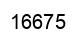 Número 16675 imagen negro