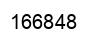 Number 166848 black image