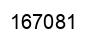 Number 167081 black image