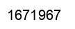 Number 1671967 black image