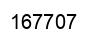 Number 167707 black image