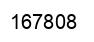 Number 167808 black image