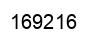 Number 169216 black image