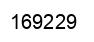Number 169229 black image
