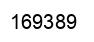 Number 169389 black image