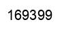 Number 169399 black image