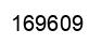 Number 169609 black image