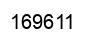 Number 169611 black image
