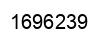 Number 1696239 black image