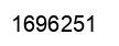 Number 1696251 black image