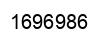 Number 1696986 black image