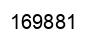 Number 169881 black image