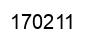 Number 170211 black image