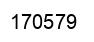 Number 170579 black image