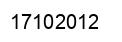 Number 17102012 black image