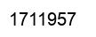 Number 1711957 black image