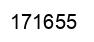 Number 171655 black image