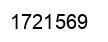 Number 1721569 black image