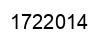 Number 1722014 black image