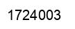 Number 1724003 black image