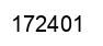 Number 172401 black image