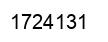 Number 1724131 black image