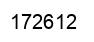 Number 172612 black image