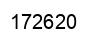 Número 172620 imagen negro